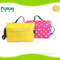 Insulated colorful neoprene lunch bag with handle